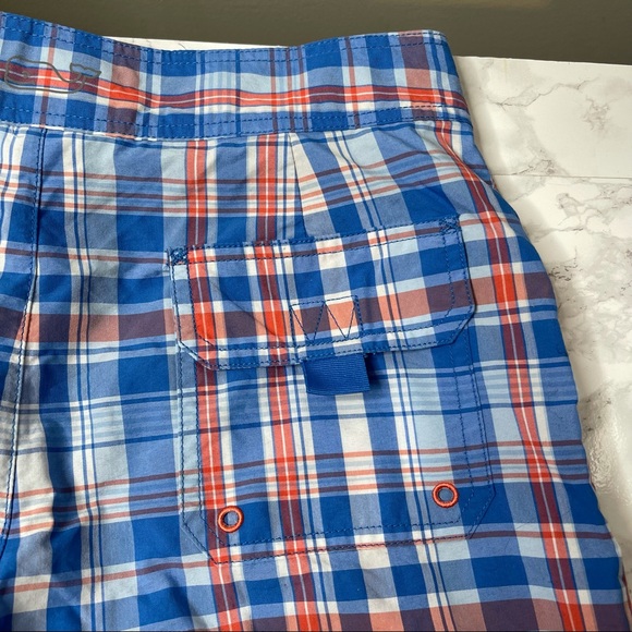 Vineyard Vines Blue Plaid Board Shorts sz 28 - Picture 4 of 11